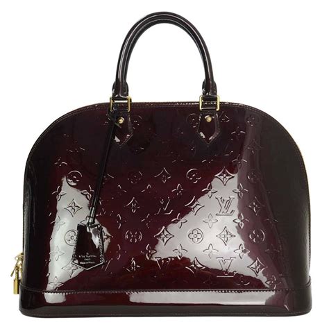 louis vuitton alma vernis amarante|louis vuitton alma monogram.